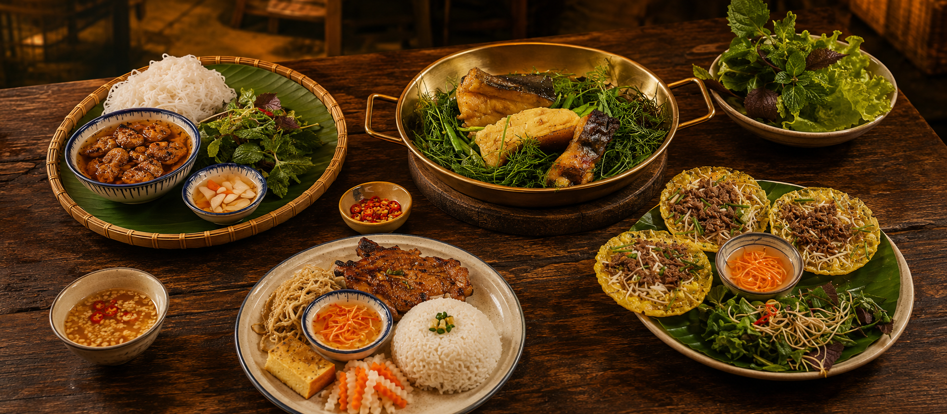 Món gọi a la carte tại Chợ Nom