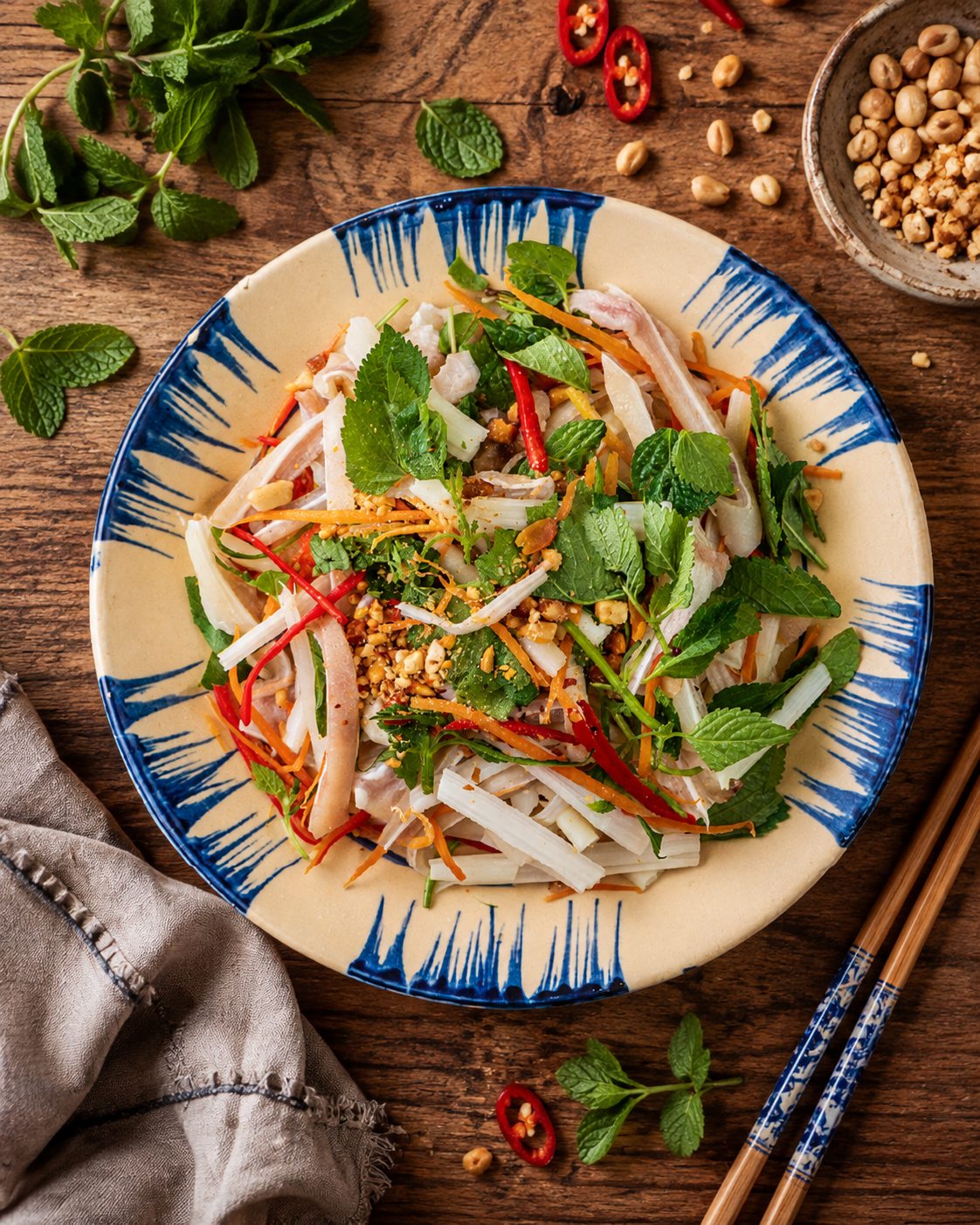 Nộm Tai Heo Ngó Sen